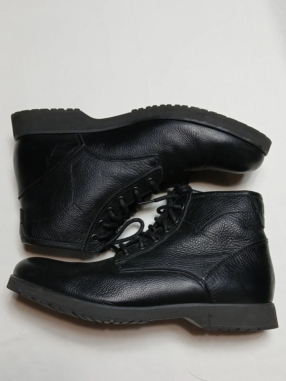 UGG Black Men's Chukka Lace-Up Boots Sie 10
